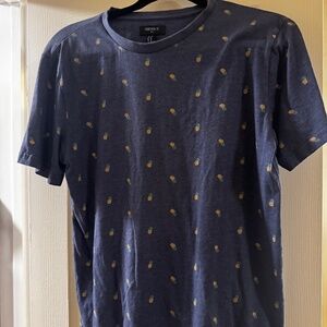 Pineapple dark blue shirt